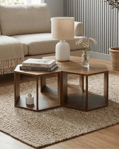 Hexa Table – Luxury Hexagonal Coffee Table HoneyComb