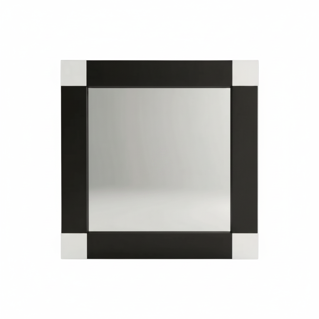 Square Mirror Black & White