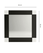 Square Mirror Black & White