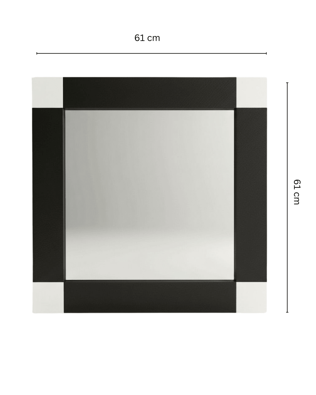 Square Mirror Black & White
