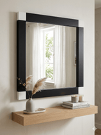 Square Mirror Black & White