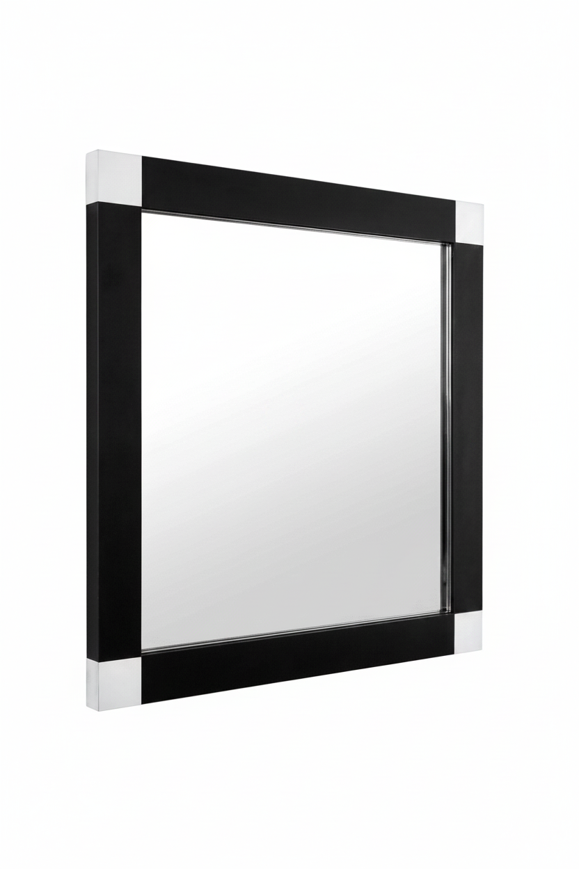 Square Mirror Black & White