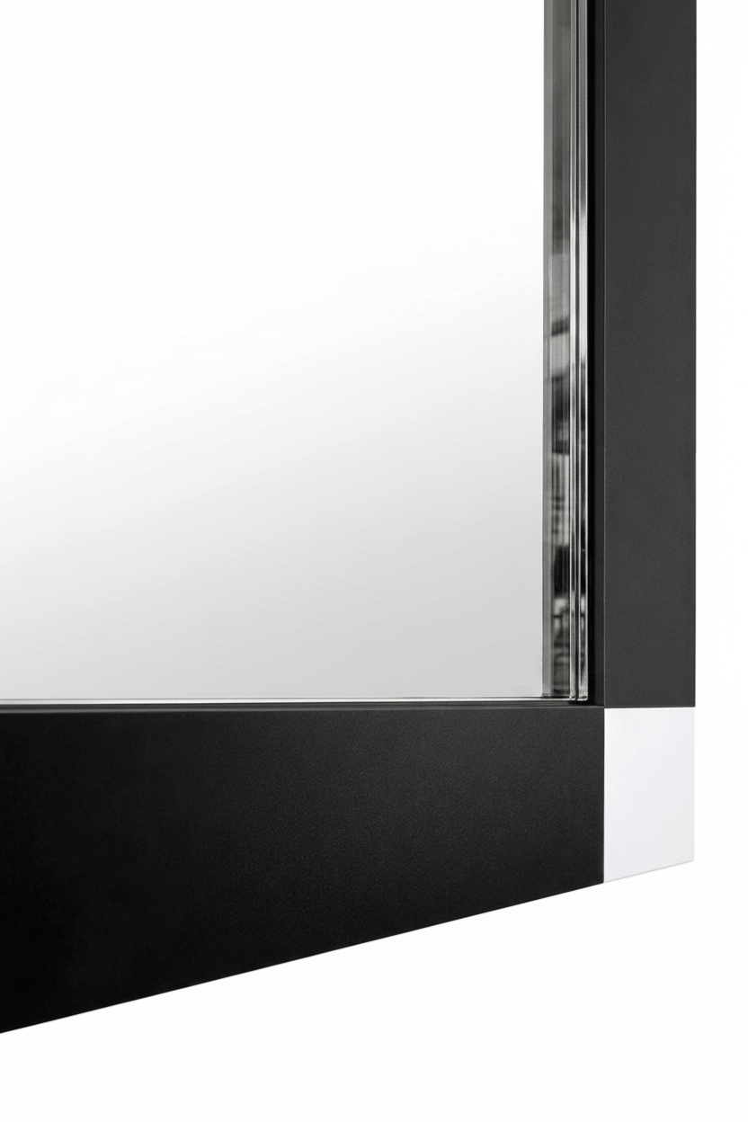Square Mirror Black & White
