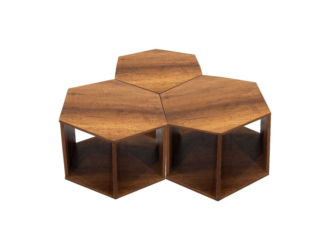 The Honeycomb Set — 3× Hexa Table